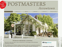 Tablet Screenshot of postmasters.co.nz